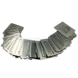 27 Pcs/Set Stencil Direct Heat BGA Universal Stencils 0.25, 0.3, 0.35, 0.4, 0.45, 0.5, 0.55, 0.6, 0.65, 0.76mm