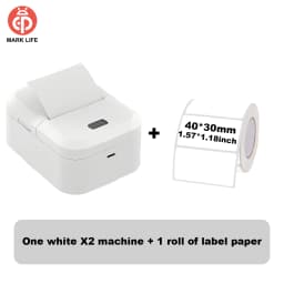 Marklife Portable Label Printer X2 Mini Wireless Bluetooth-compatible Inkless Sticker Maker Printer Tag Price Machine