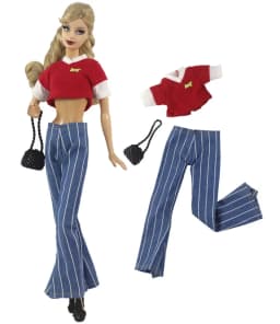 1 Set Doll Clothes 1:6 Scale Dress Outfit for 11.5 Inch 30cm Doll Many Style for Choice Gifts for Girls Doll Accessories #9