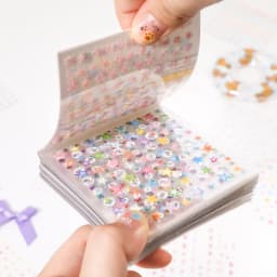 25sheets Kawaii mini cartoon pattern die-cutting sticker book DIY scrapbook diary album cute nail stickers stationery stickers