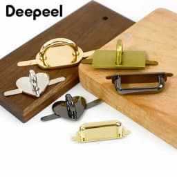 4/10Pcs Deepeel Metal Arch Bridge Buckle Bag Straps Connector Clasp for Handbag Purse Side Clip D Ring Hook DIY Crafts Accessory