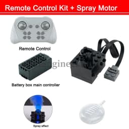 1000mAh 8 Way Remote Programmable APP Control Kit Rechargeable Battery Box Power Functions Motor Building Blocks Set Car Modify
