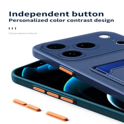 Soft Silicone Slot Wallet Card Holder Back Case For iPhone 18 Pro Max 18 Pro 17 Air 11 12 13 14 15 16 Plus Mini Shockproof Cover