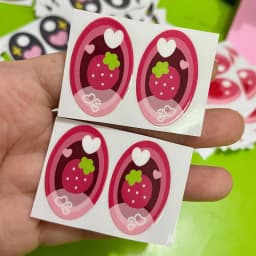 38cm Mokoko Eye Stickers For Labu Eye Makeup Color False Eyelash Customization Gorgeous And Exquisite Periphery Stickers