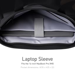 MARK RYDEN "Smooth Brief" Laptop Tote Bag Water Resistant Oxford Dual Side Pocket Business Handbag With Detachable Strap