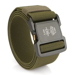 KOLBER 5cm Elastic Belt Men Aluminum Alloy Quick Release Buckle Tactical Outdoor Casual Belt 2 inch Hiking Stretch Girdle Male