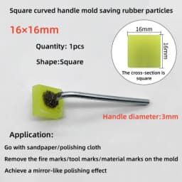 Mold Mirror Polishing Rubber Particle Back Adhesive Sandpaper Ultrasonic Grinding Machine Rubber Head Fire Removal Pattern