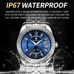 BINBOND Original Couple's Quartz Watches Luminous Waterproof Men's Women's Watch Mujer Reloj Ofertas Hoy Relogios Casal