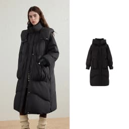 TOYOUTH Women's Short Down Jacket 2026 Winter New College Sporty Windproof Warm Liner Two Piece Set