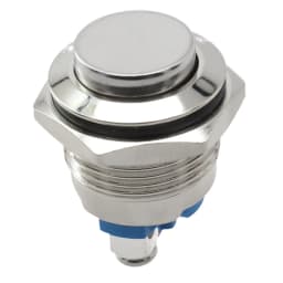 12V 16mm Metal Waterproof Push Button Momentary On Off Horn Switch Brass Waterproof Contactor Relay Control Switch