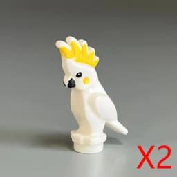 MOC City Animals Building Block Model Farm Ranch Scene Accessories Goat Wolf Pig Owl Flamingo Parrot Bird Zoo Kids Brick Toy T04