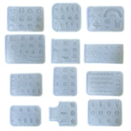 Practical Silicone Mold for Creative Projects Epoxy Keychain Pendant Moulds Professional Grade Mold for Handcrafted Item