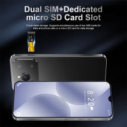 K-Touch Hot I17 Pro Max 7.0 HD Mobile Phones 8000mAh Smartphone 22GB+2TB Cell Phone Android 15 High-quality 5G Dual SIM 16+48MP Camera Cellphones