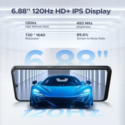 Doogee M30 Pro Smartphone 6.88" Display 8000Mah Battery 1.3" Rear Display 64Gb(8+56) 256Gb 64Mp Camera Android 16 Mobile Phone
