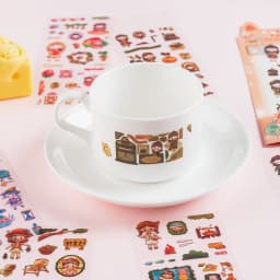 10pcs/package Cartoon Animals Stickers Decorative Scrapbook Diary Background Paper DIY Garbage Magazine Diary Stationery