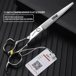 6 Inch Barber Specificlied Shears Professional Hairdressing Scissors Hairdresser Clippers Set Flat Thinning Hair Cutting Tools