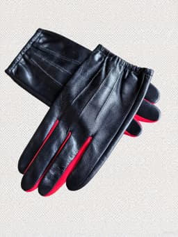 Luxury Genuine Men's Leather Gloves Soft Goatskin Thin Fashion Casual Touch Screen Driving Gloves Short Wrist Tight Fit