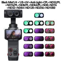 K&F CONCEPT ND Filters for Insta360 Luna Ultra Magnetic Filter UV CPL Black Mist 1-4 Variable Neutral Density Lens Filters