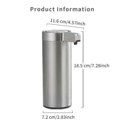 270ml Kitchen Soap Machine Automatic Sensor Out of Hand Sanitizer Smart Electric Body Wash Soap Dispenser 304 Stainless Steel