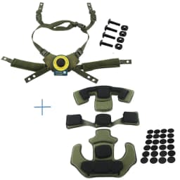 Wendy Helmet Suspension System Helmet Lanyard &Helmet Memory Foam Pad FAST MICH Outdoor Hunting Helmet Accessies
