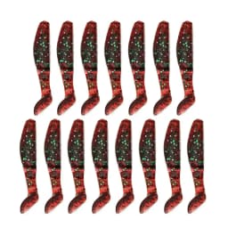 15pcs Fishing Bait 5.5CM 2G T-tail Soft Bait Luya Fake Bait Soft Worm Soft Bait Single Tail Worm Fishing Lures Lure Carp Fishing