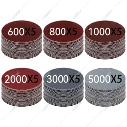 Car Detailing Headlight Restoration Sponge For Auto Polishing Waxing Washing Cleaning Wool Pad Backing Plate Sandpaper Kit