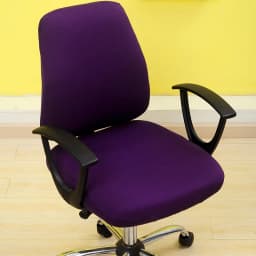 Office Chair Cover With Back Computer Game Seat Cover Solid Universal Spandex Anti-dust Elastic Armchair Slipcover