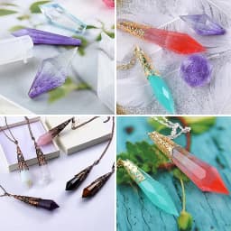 24 Styles New Necklace Pendant Earring Silicone Molds DIY Jewelry Making Resin Casting Mould for Craft Decoration Making Tools