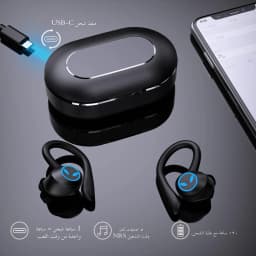 Wireless 5.4 Headphone Touch Control Sports Waterproof Bluetooth Earphone HiFi 9D Bass Stereo Earphone Headset With Microphone