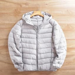 Lightweight Warm down Cotton Jacket Autumn Winter Men's Thin Comfortable Simple Matchable Hooded Cotton Top Men's Outerwear