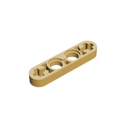 MOC PARTS GDS-690 Technical, Liftarm Thin 1 x 4 - Axle Holes compatible with lego 32449 pieces of children's toys