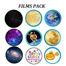 Double lens USB Galaxy Lamp Projector Led Newest Globe Star Moon Night Light for Home Decoration Room Decor Wall Lighting Gift