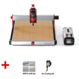 Twotrees TTC450 Ultra High Precision CNC Router 3-Axis/4-Axis Milling Cutting Machine 500W Spindle Carving Metal CNC Engraver