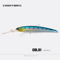 Countbass Floating Deep Diving Minnow 110mm 4-1/3" 14.5g 1/2 oz. Dive 3m Hardbaits Fishing Leurres Wobbler Lures