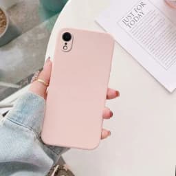Liquid Silicone Phone Case for For iPhone XR X XS Max Matte Basic Cover Caqas