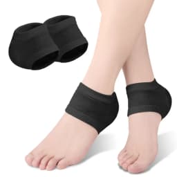 2Pcs Silicone Heel Protector Feet Skin Care Socks Sleeve Heel Spur Pads For Relief Plantar Fasciitis Heel Pain Reduce Pressure