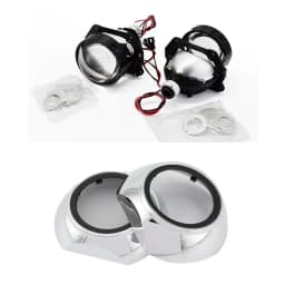 Ronan 40W 3inch Bi-Led Projector Lens 4.3K 6K 2000LUX for H1 H4 H7 9005/9006 Socket Car Headlight Retrofit Upgrade Full Kit