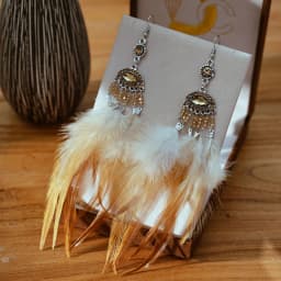 Bohemian Vintage Long Exaggerated Irregular Feather Earrings for Women Ethnic Gold Color Twist Leaf Asymmetry Earrings Jewelry