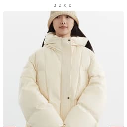 Women's Mid-Length Goose down Jacket~Thickened Warm Coat 2026 Autumn and Winter New Style Hooded Top