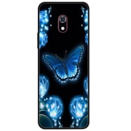 For Xiaomi mi Qin F22 Pro Case Soft Black Silicone Bumper Butterfly Painted Phone Cover for Qin F22 Pro Cases QinF22 Pro Fundas