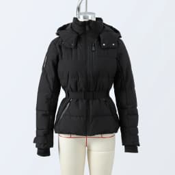Hooded Skiing Coats Women Solid Stand Collar Belts Pleated Zippers Full Sleeve Thicken Cotton Jacket 2026 Winter Lady Outwears