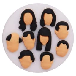 1-25Pcs PVC Social Worker The Office Man Shoe Charms How You Doing Friend Buckle Accessories Fit Backpack