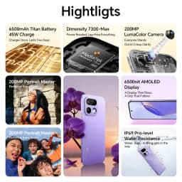 realme 16 Pro 5G Smartphone EU Version 200MP Camera 6500mAh Battery MediaTek Dimensity 7300 Max 6.78'' AMOLED 144Hz Screen New