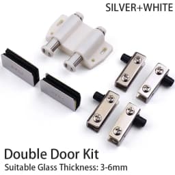 Free Opening Hinge Up and Down Shaft Hinge Glass Hardware Fittings Furniture Cabinet Door Single Double Door Glass Hinge