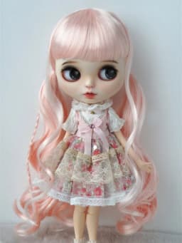 JD337 1/8 1/6 1/4 1/3 Long Pony Braids synthetic mohair BJD wigs OB11 YOSD MSD SD DOD Blythes Doll accessories