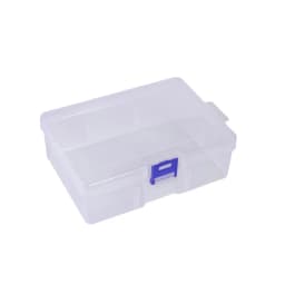 Clear Plastic Box Rectangular Screwdrivers Bits Tools Bleads Dustproof Waterproof Packing Storage Cases Container