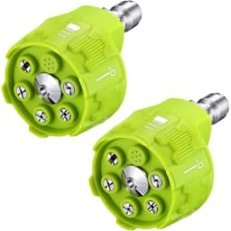 6 in 1 14 Inch Car Wash Nozzle Pressure Washer Connector for 1/4 Inch Interfaces Reliable ABS and Stainless Steel Build