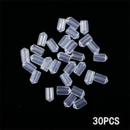 30/50 Pieces Air Brush Protection Covers For Any Airbrush Tool Accessories Clear Silicone Spray Gun Nozzle Cap Protective Cover