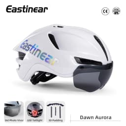 New Pneumatic Bicycle Helmet 3D Shock-Absorbing Lining Ventilated And Breathable Men's And Women's Road Mountain Safety Helmet