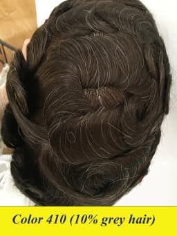 Bond--Male Hair Prosthesis Mono Lace,PU Front And NPU Back Men's Wig Durable Men's Capillary Prothesis 100% Natural Wigs For Men
